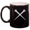 Ceramic coffee mug black 12 oz 1