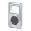 Ασημί για συμβατότητα με Apple iPod Classic Σκληρή θήκη με επιμετάλλωση αλουμινίου 80gb 120gb 1