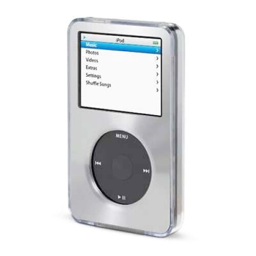 Ασημί για συμβατότητα με Apple iPod Classic Σκληρή θήκη με επιμετάλλωση αλουμινίου 80gb 120gb