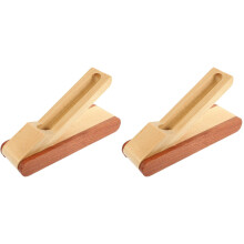 Wooden Pen Holder Display Case 2 pcs