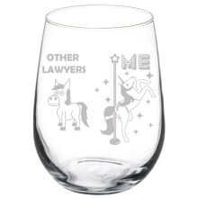 Verre à vin Gobelet Avocat Superstar Licorne Drôle (50 cl Sans pied)
