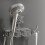 Shower Head Holder Adjustable Suction Cup 1 Piece 4