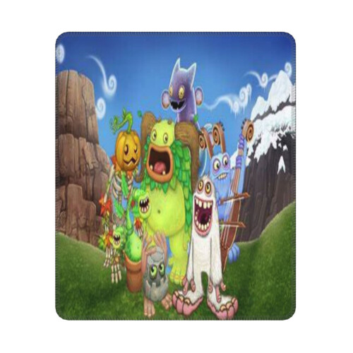 Mouse Pad My Singing Monsters 10x12" με ραμμένη άκρη, αντιολισθητική βάση από καουτσούκ,