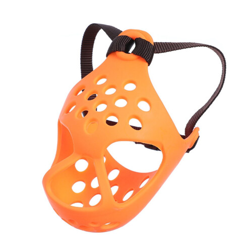 Dog Muzzle Short Snout Breathable Rubber 1 Piece 1