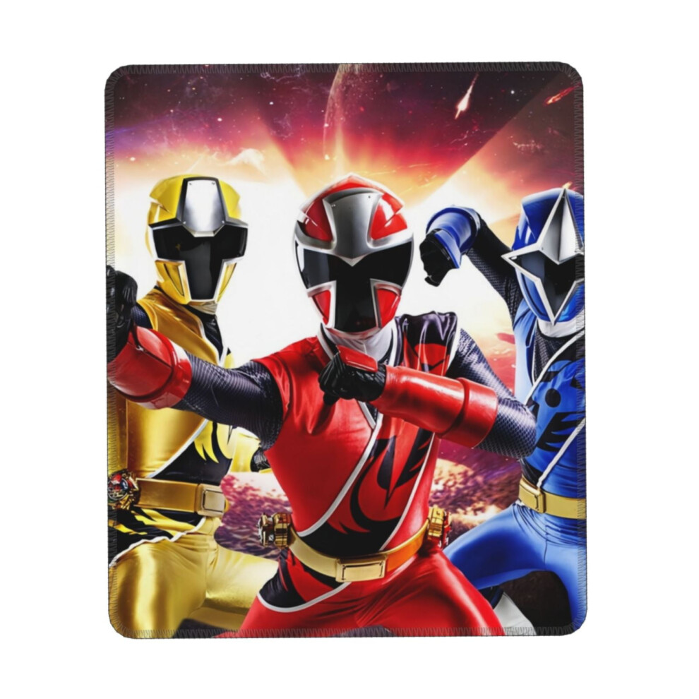 Power Rangers Mouse Pad Stitched Edge Non-Slip Rubber Base Green 900881650403