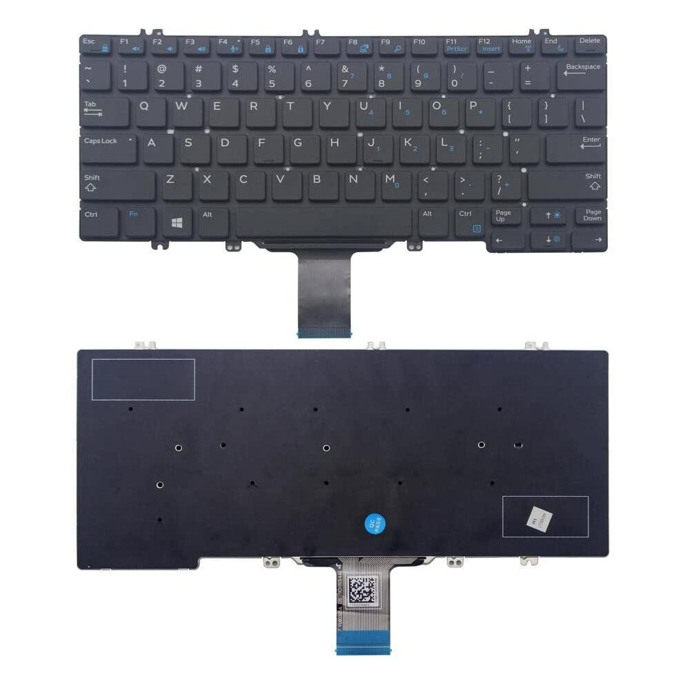 Dell Latitude 5280/7280 Laptop Keyboard Replacement Black 900881641371
