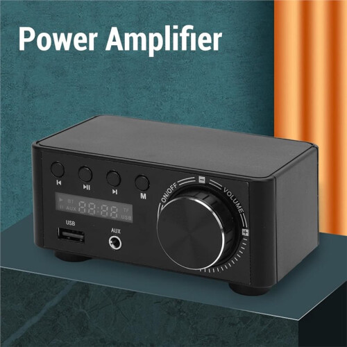 Amplificatore di Potenza con Ingresso Audio USB U Disk, Supporto per Scheda di Memoria 2