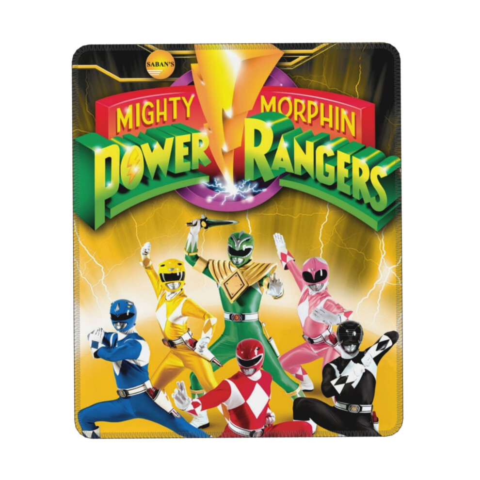 Power Rangers Mouse Pad Stitched Edge Non-Slip 24X10 Inch Green 900881650021