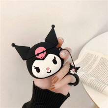 Custodia Kuromi Melody Pompompurin compatibile con AirPods Pro2, cover protettiva in silicone per AirPods Pro/1/2/3, simpatica custodia per