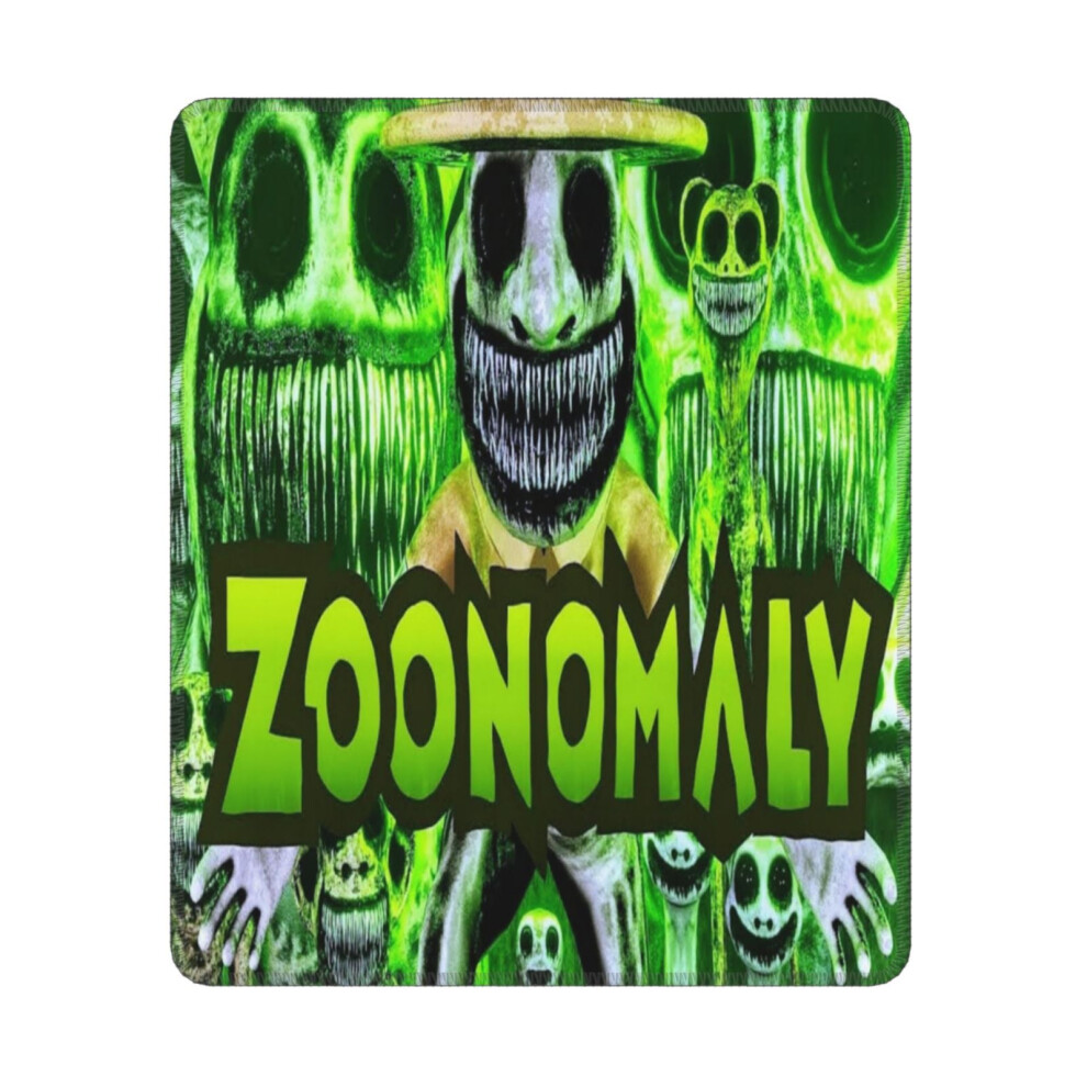Zoonomaly Mouse Pad 10X12 Inch Stitched Edge Non-Slip Green 900881649162