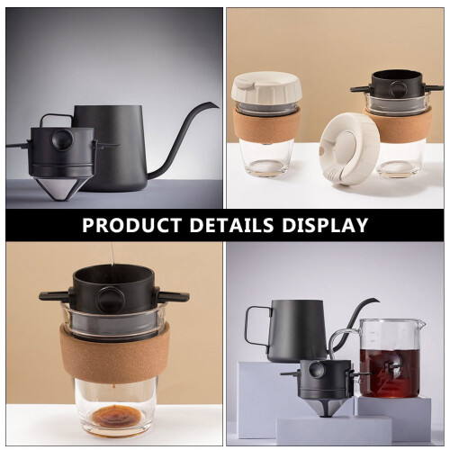 2 Stück wiederverwendbare Kaffeefilter aus Edelstahl 1