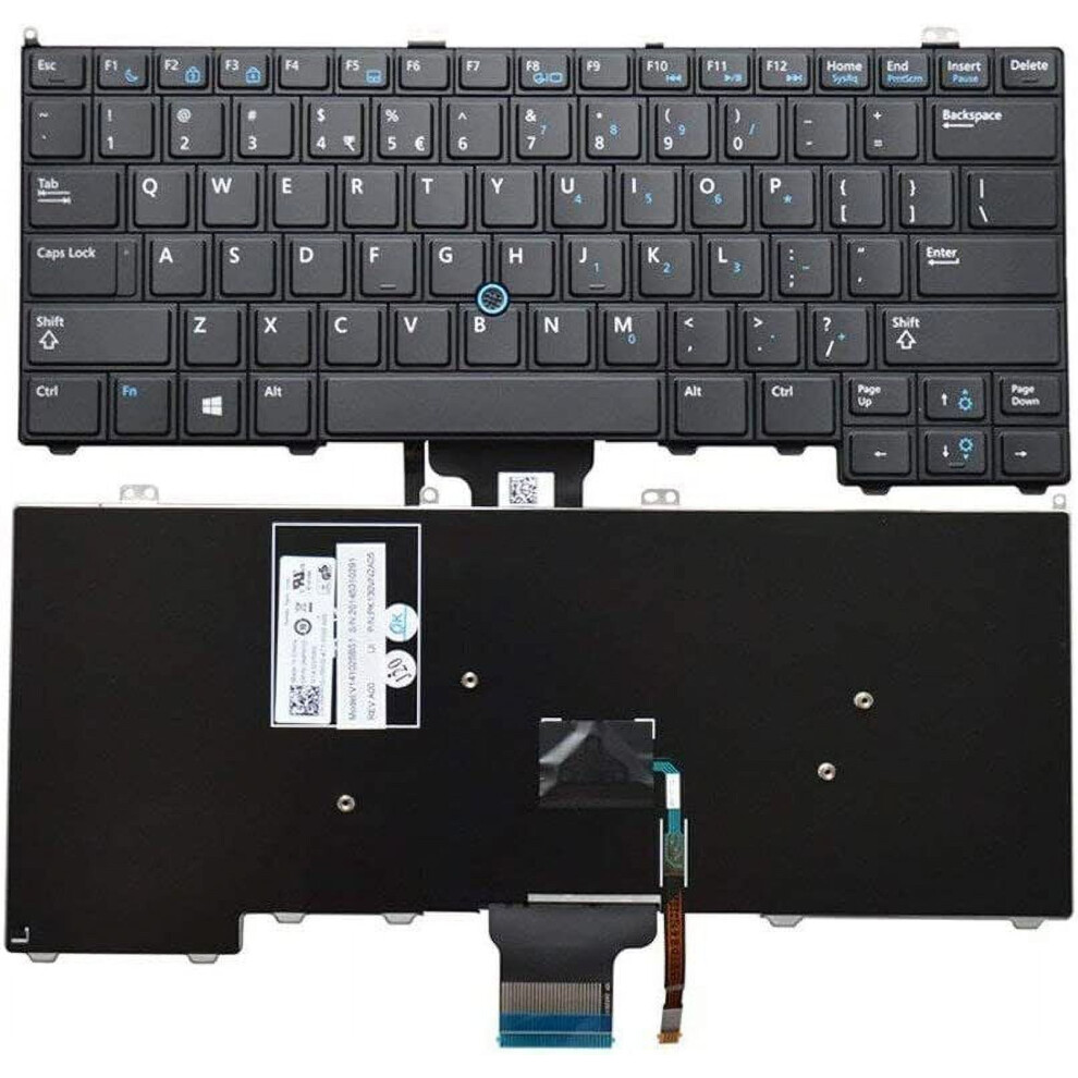 Us Non-Backlit Keyboard For Dell Latitude E7440 E7420 E7240 900881640848