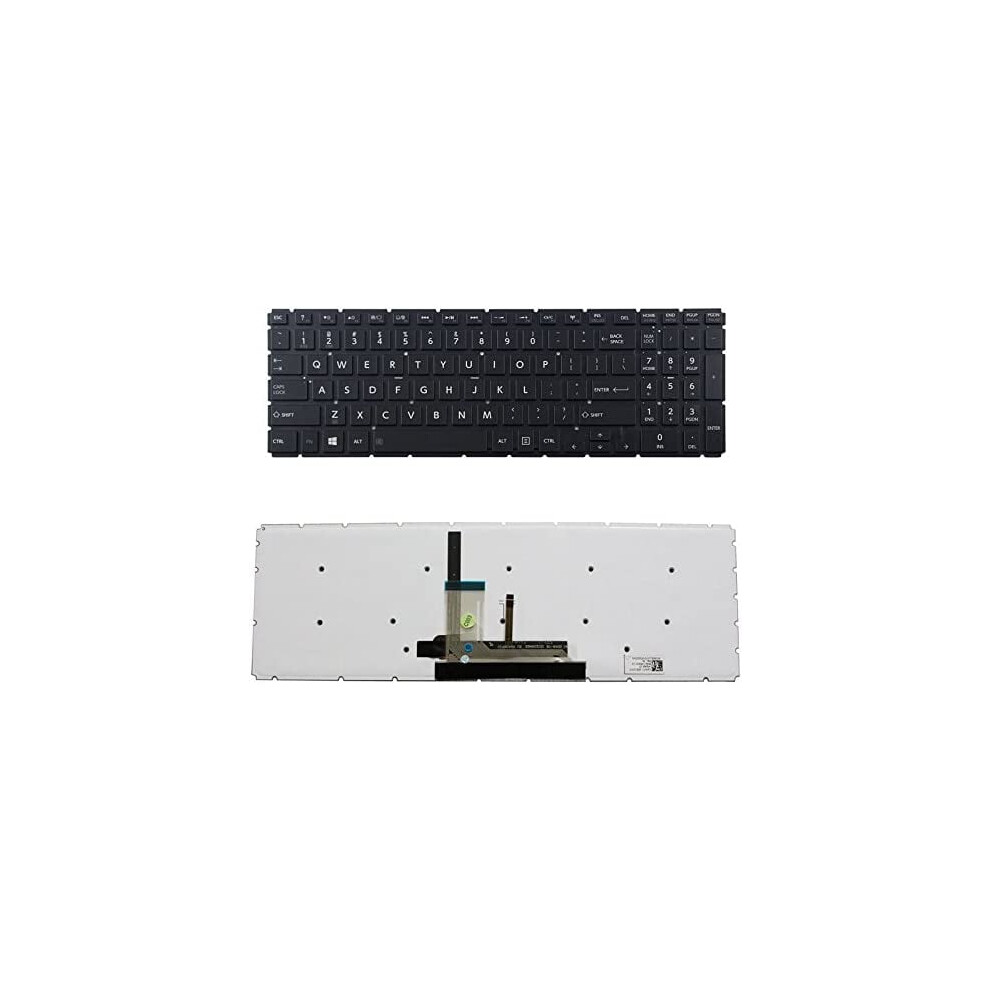 Backlit English Keyboard For Toshiba Satellite Radius Black 900881641036
