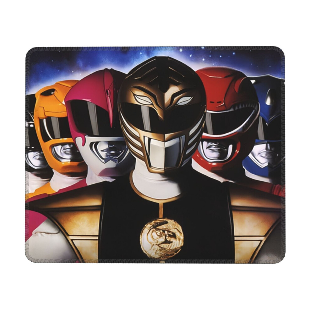 Power Rangers Mouse Pad Stitched Edge Non-Slip Rubber Base Green 900881650526