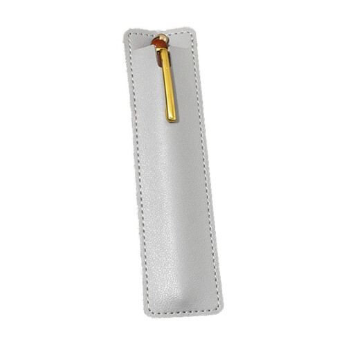 Transparent leather pencil case large capacity 1
