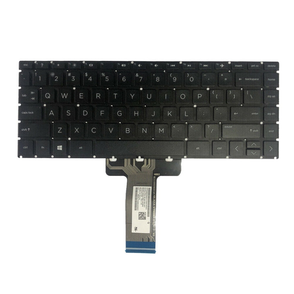 Us English Laptop Keyboard For Hp 14-Cf Series Black 900881641869