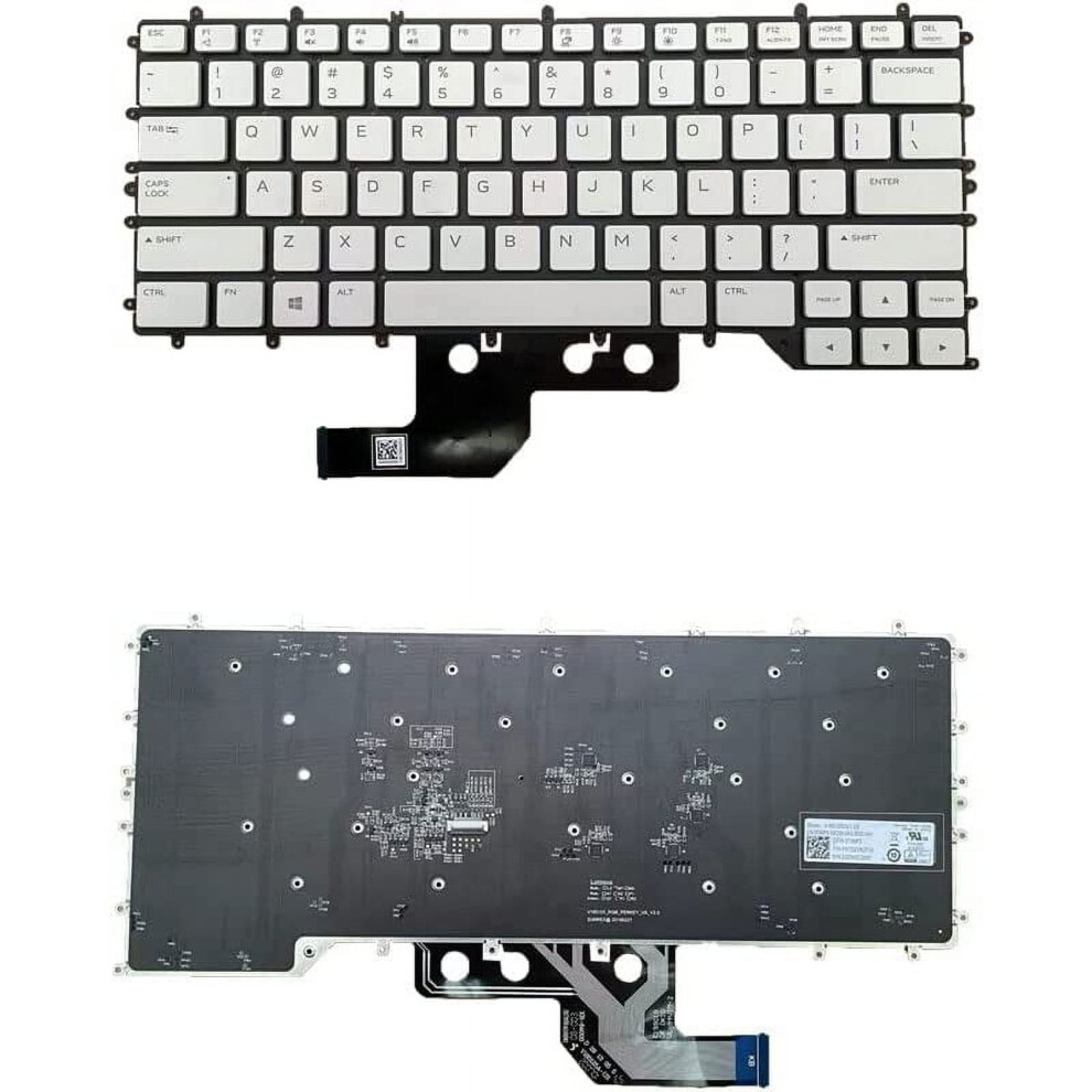 Dell Alienware P87f Backlit Laptop Keyboard Without Palmrest 900881641715