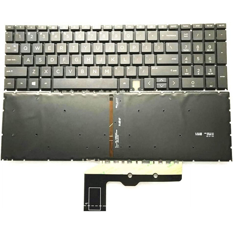 Hp Envy X360 15-Ee Backlit Keyboard Us English 900881641562