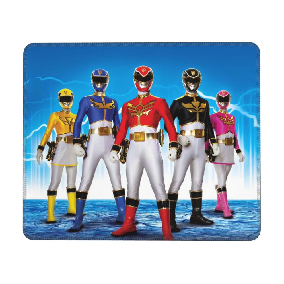 Power Rangers Mouse Pad Stitched Edge Non-Slip Rubber Base Green 900881650762