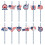 Independence Day Letter Water Cup Decorations 24PCS 4