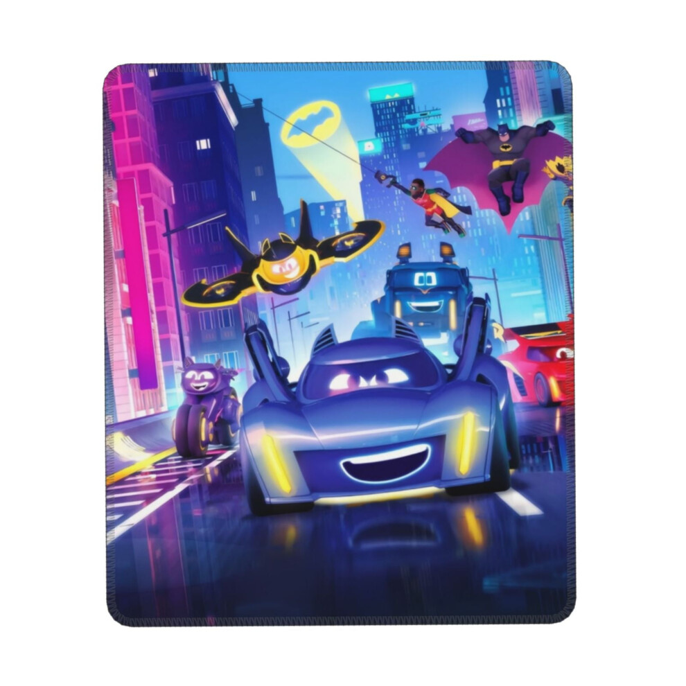 Batwheels Mouse Pad Stitched Edge Non-Slip Rubber Base Green 900881650533