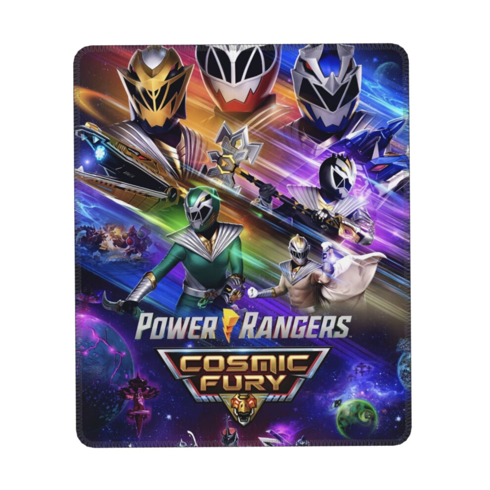 Power Rangers Mouse Pad Stitched Edge Non-Slip Washable Green 900881650786