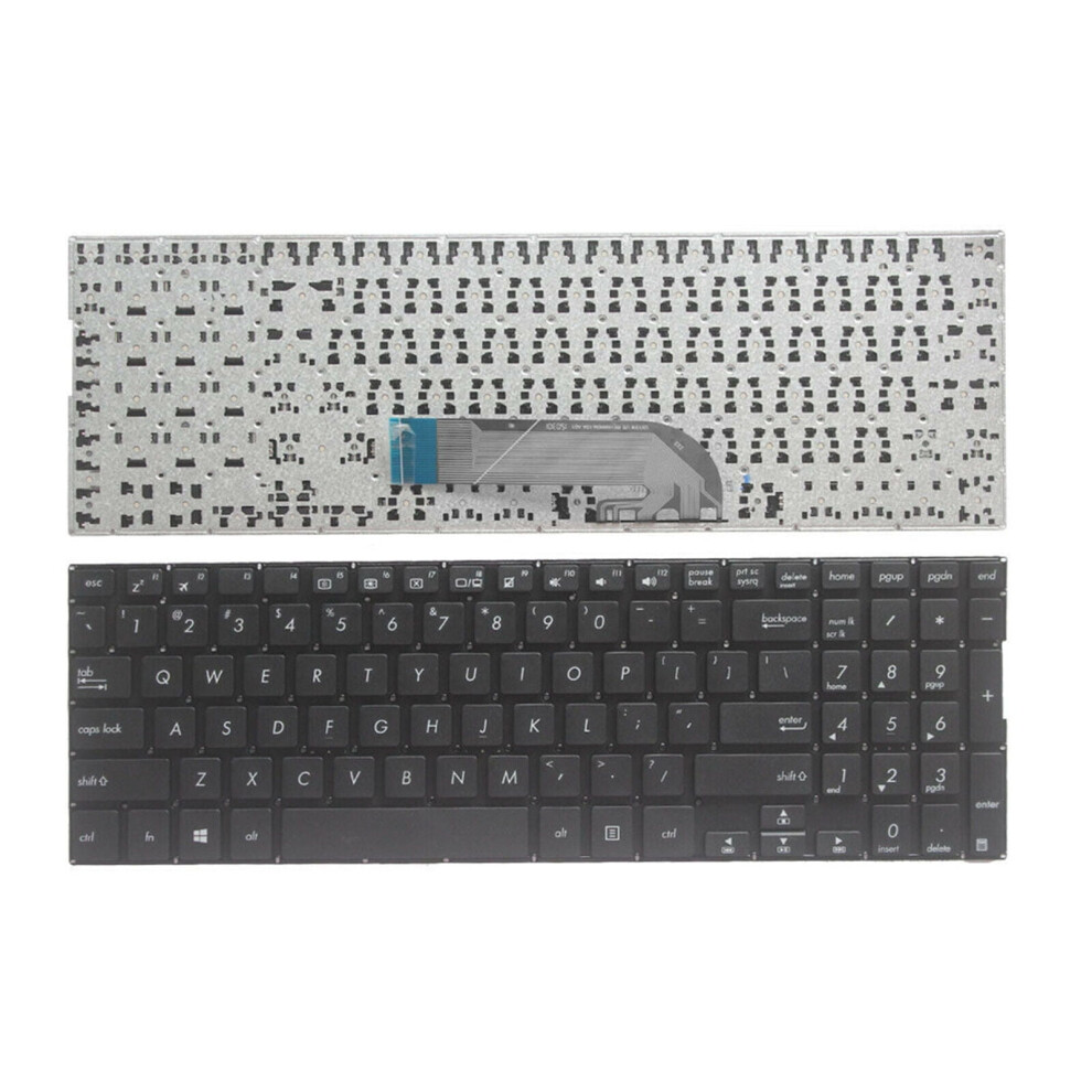 Us English Laptop Keyboard Without Frame For Asus Black 900881642101