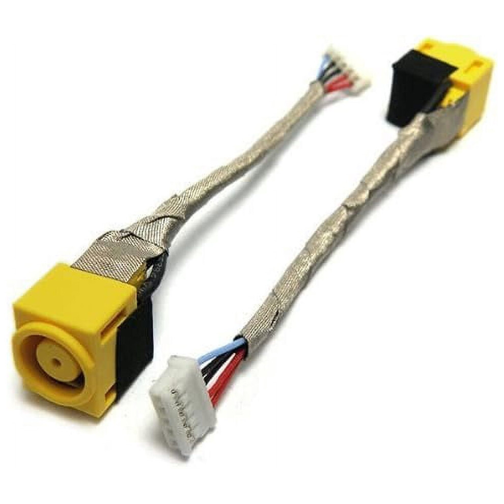Ac/Dc Jack Power Plug Connector With Cable For Lenovo 900881661294