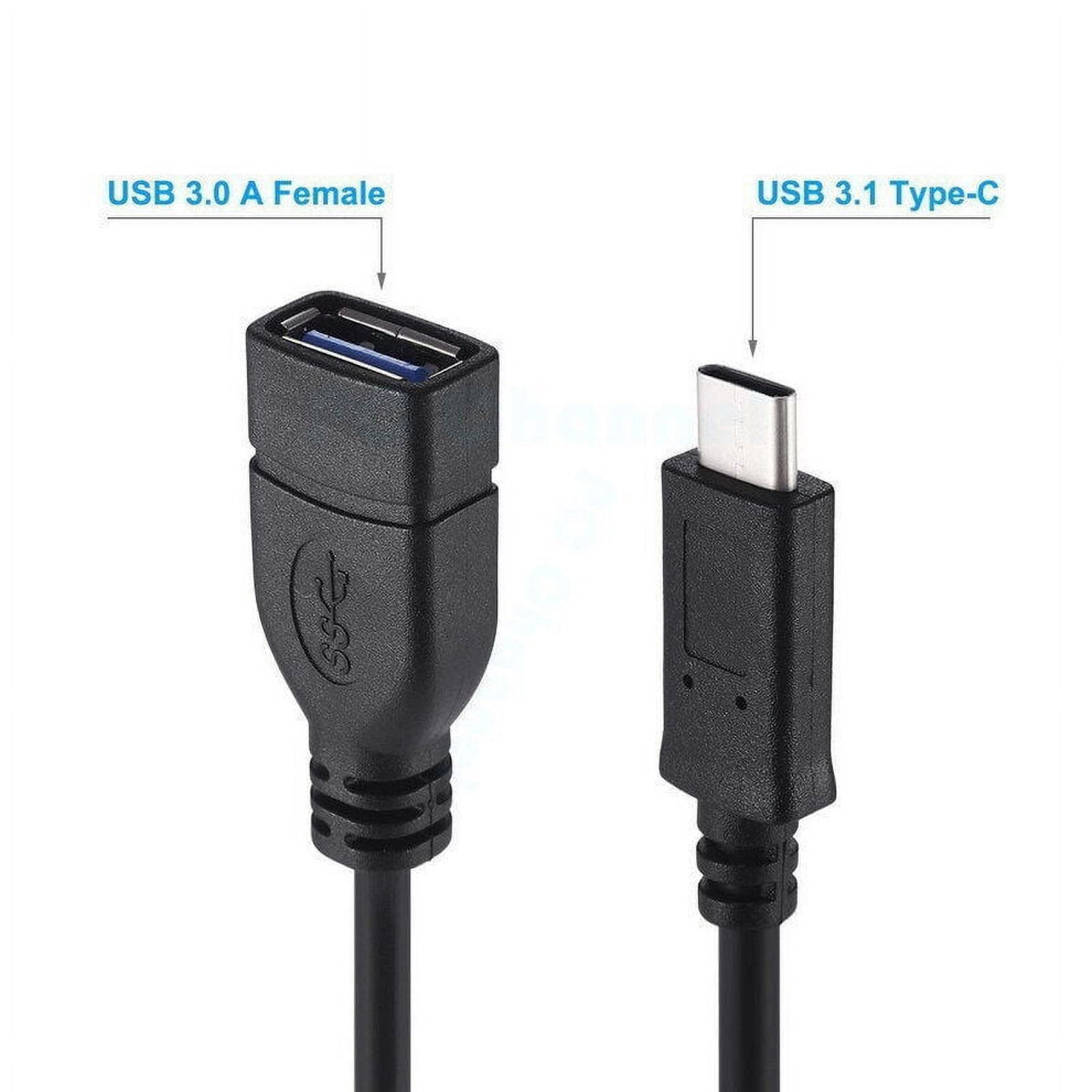 Usb-C To Usb-A 3.0 Data Cable Otg For Macbook 900881661072