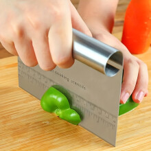 Heavy-Duty 304 Stainless Steel Pastry Dough & Scraper - Multipurpose Cutter with Built-In Ruler & Ergonomic Handle Suita