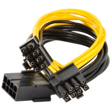 PCI-E 8-pins naar 2x6+2-pins (6-pins/8-pins) voedingssplitterkabel PCIE PCI Express
