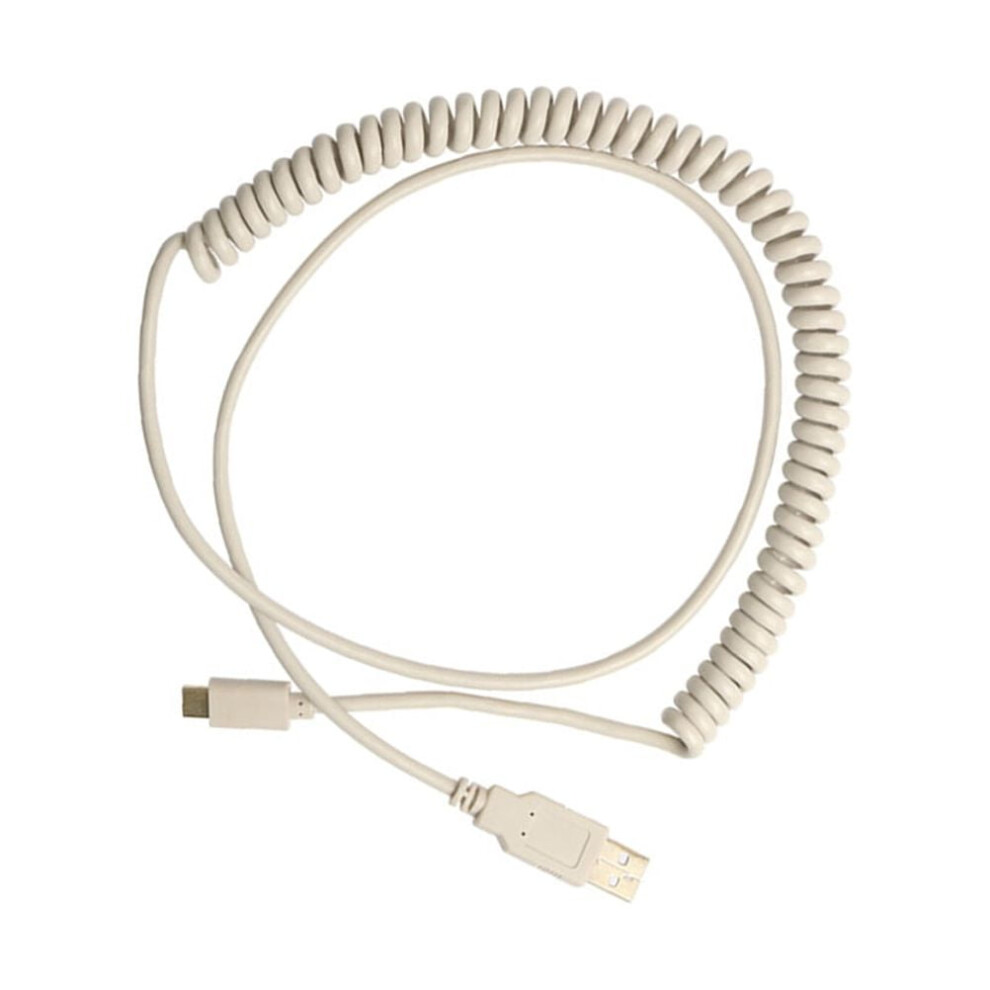 Type-C Keyboard Cable Coiled 1.5M Durable 900881659659