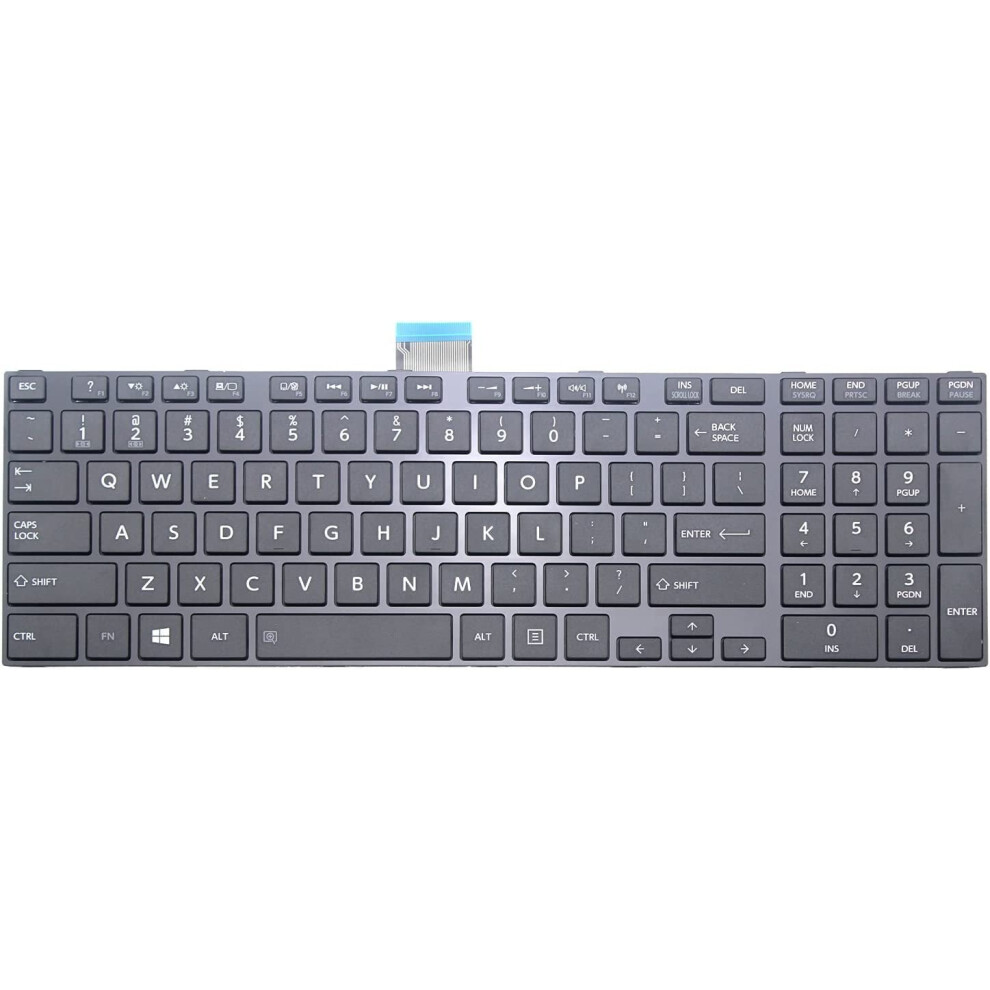 Us Keyboard Replacement For Toshiba Satellite P855 Black 900881641746