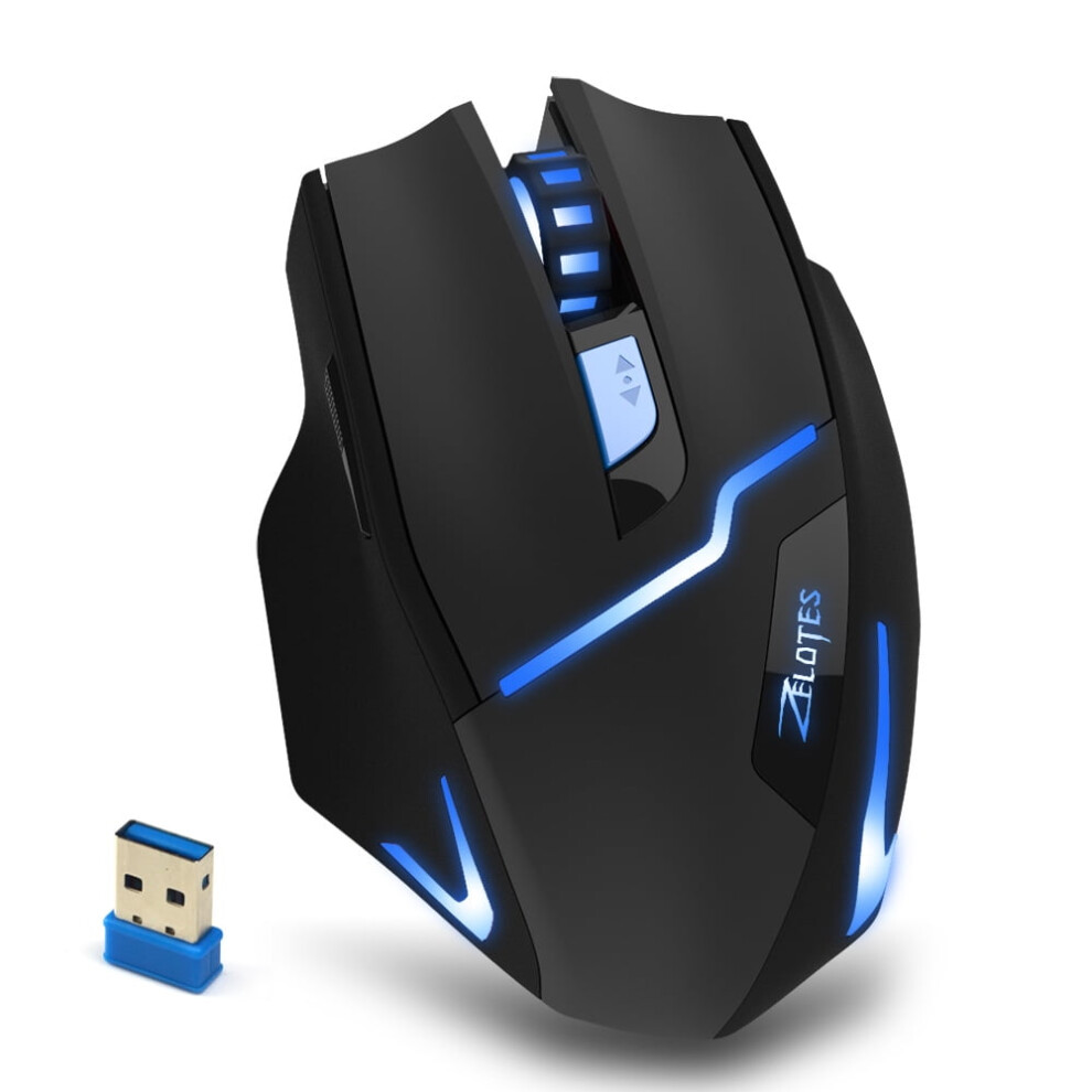 Zelotes Wild Spider Wireless Gaming Mouse 2400Dpi 900881658126