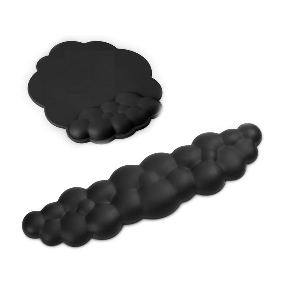 Ergonomic Wrist Rest Kit For Keyboard And Mouse Black 900881651608