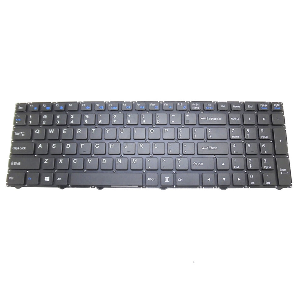 Laptop Keyboard For Clevo Wa50sfq Mp-13M13us-4307 Us Layout Black 900881640398