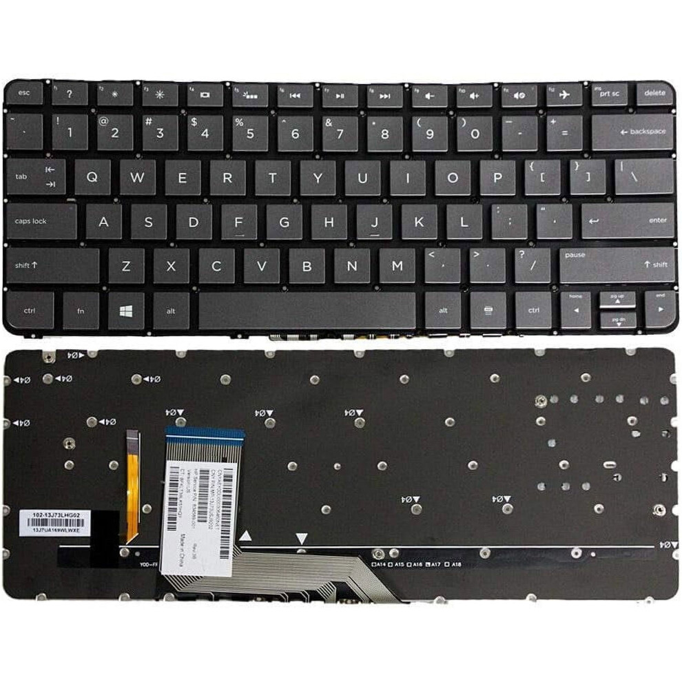 Hp Envy 13-Y Backlit Laptop Keyboard Gray 900881642088