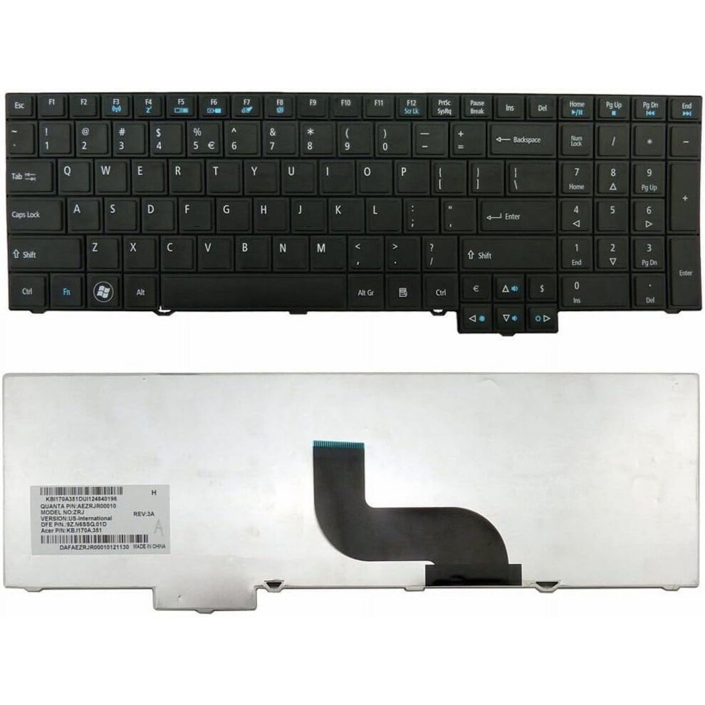 Laptop Keyboard Replacement For Acer Travelmate 8573 Series 900881640541