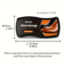 (1pc) Universal Shoe Polish and Cleaner Sponge for Leather Shoes,Colorful, Stain-Removing, Quick Polishing
