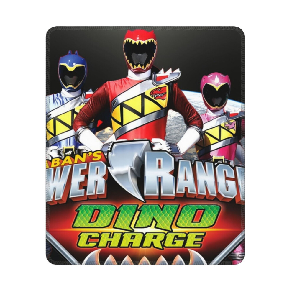 Power Rangers Mouse Pad Stitched Edge Non-Slip 10X12 Inch Green 900881642330