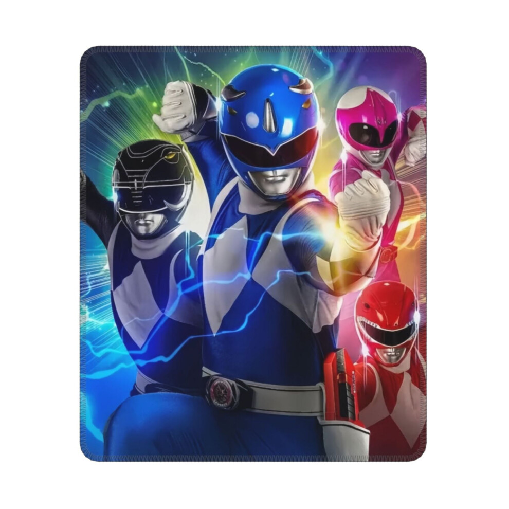 Power Rangers Mouse Pad 10X12 Inch Stitched Edge Washable Green 900881642316