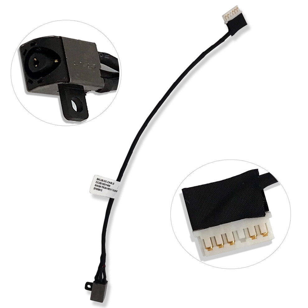 Dc Power Jack Harness Cable For Dell Inspiron 15 5000 Series 900881660372