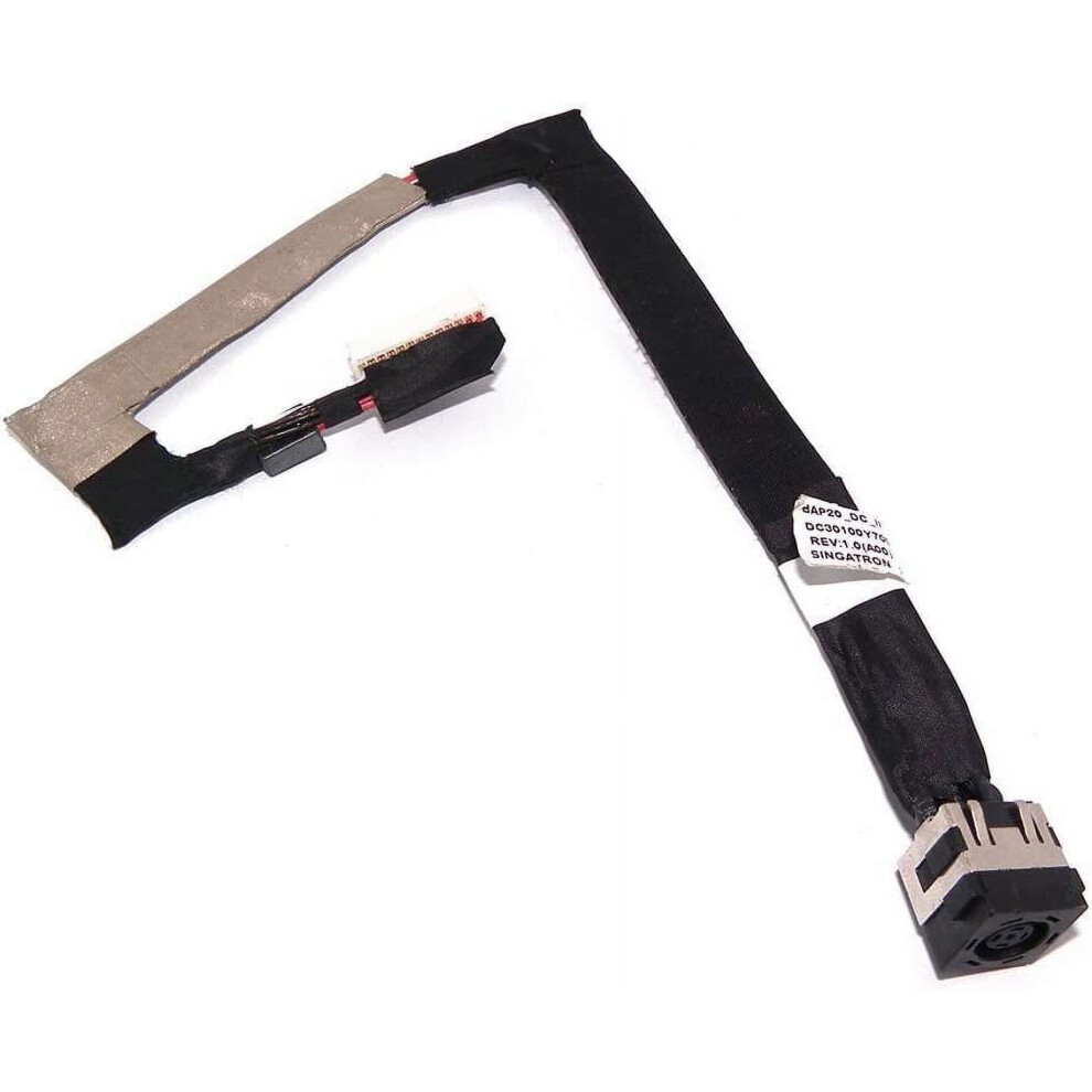 Dc Power Jack Connector Socket Cable Harness For Dell 900881661218