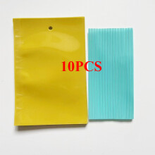 (10PCS) 15 cm x 10 cm gele dubbelzijdige kleverige insectenval - geschikt voor gebieden zoals keukens, planten en bomen