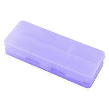 Avtoify Translucent Matte Pencil Case Purple 1pc