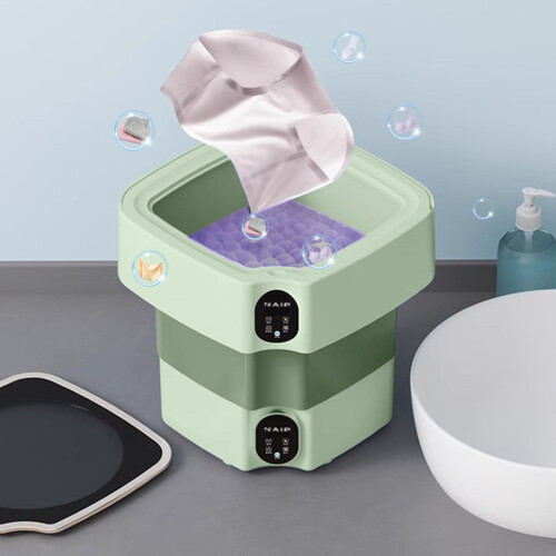 Mini vaskemaskine 17L foldbar til babytøj 2