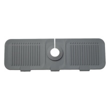 Tapis d'égouttage pour robinet d'évier de cuisine, tapis de protection anti-éclaboussures, tapis d'égouttage en silicone pour évier de cuisine
