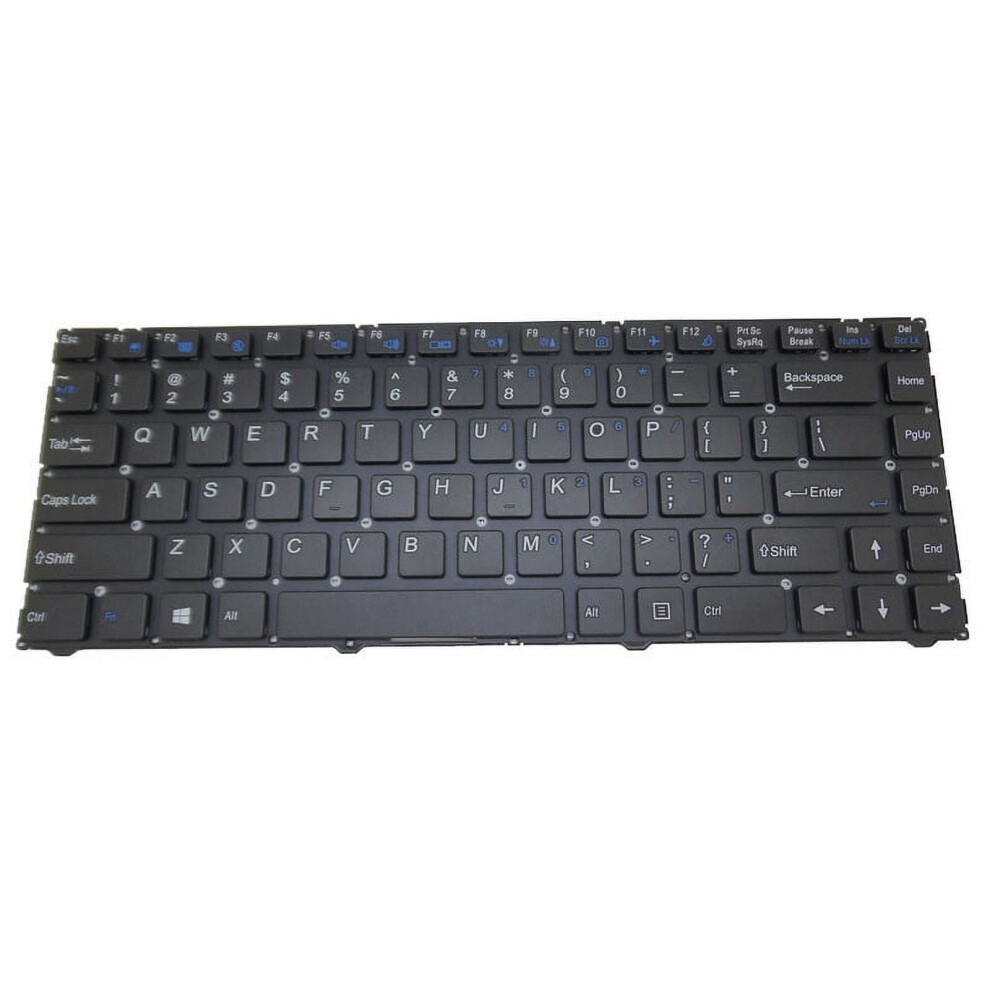 Clevo W940su Laptop Keyboard Us Layout Without Frame Black 900881640350