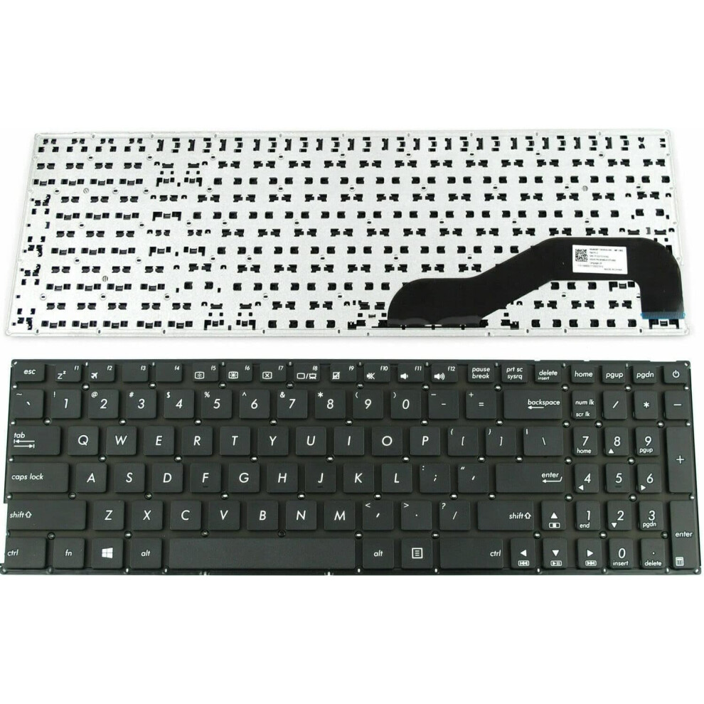 Asus X543 Series English Laptop Keyboard Black 900881639309