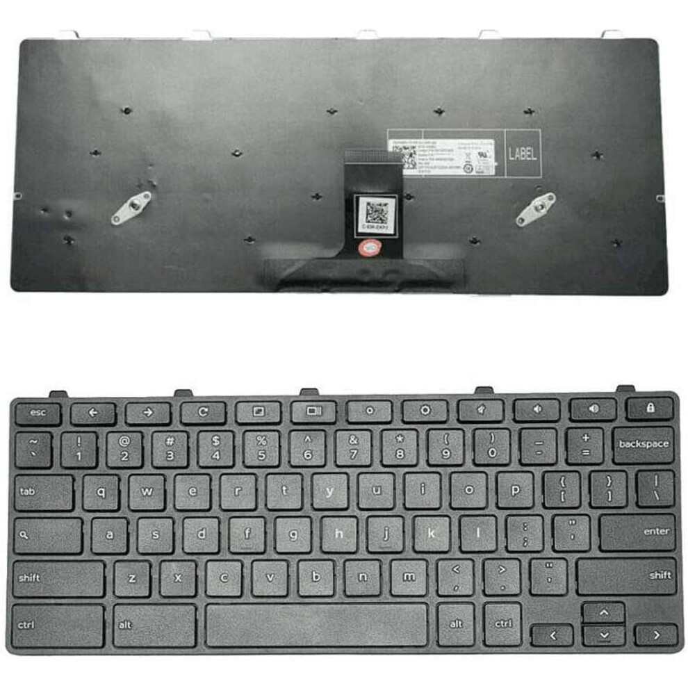 Dell Chromebook 11 3100 English Laptop Keyboard Black 900881640084